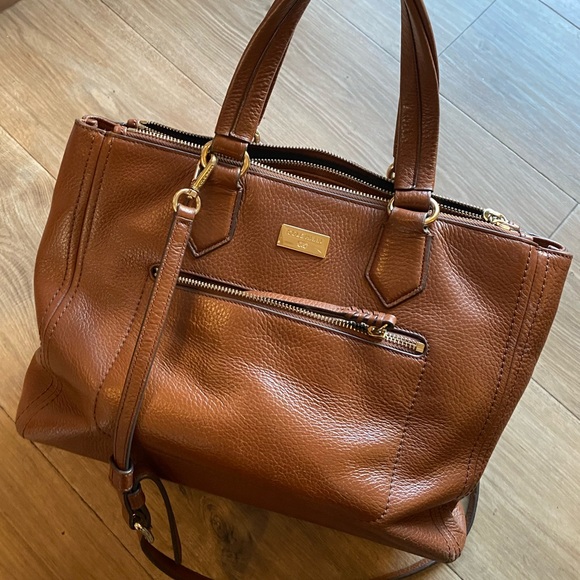 Cole Haan Handbags - Cole Haan Brown Leather Tote